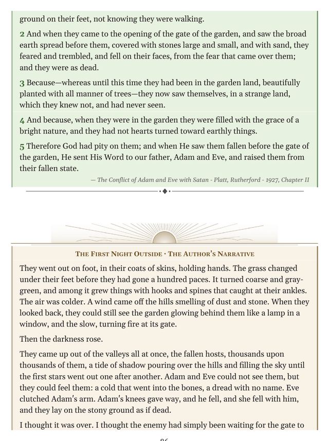 Sample page 86 of On the Sixth Day