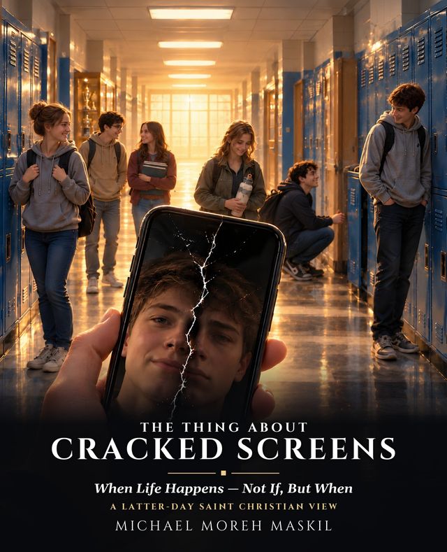 Front cover of The Thing About Cracked Screens